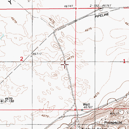 Topographic Map of Sansening Ranch, NV