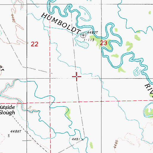Topographic Map of Lower Gimmel Field, NV