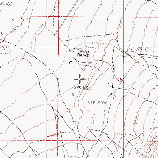 Topographic Map of Big Thermal Spring, NV