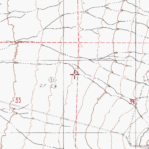 Topographic Map of Elder Creek, NV