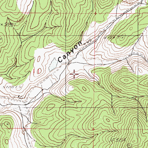 Topographic Map of South Fork Golconda Canyon, NV