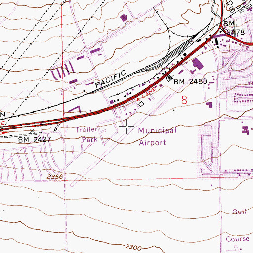 Topographic Map of McKeeversville (historical), NV