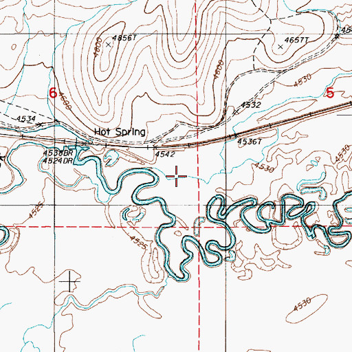 Topographic Map of Stony Point Meadow, NV