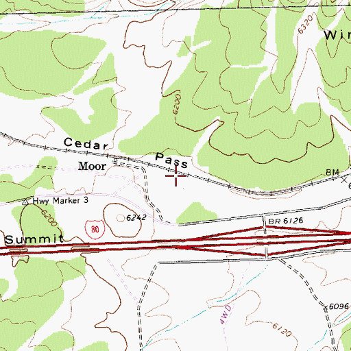 Topographic Map of Independence Station, NV