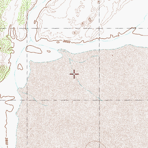 Topographic Map of Buffalo Creek, NV