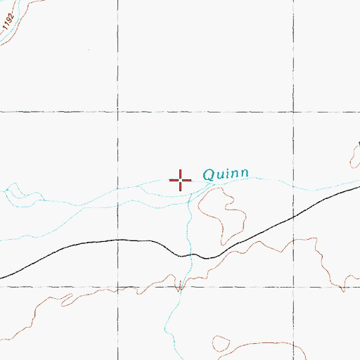 Topographic Map of Granite Springs Wash, NV