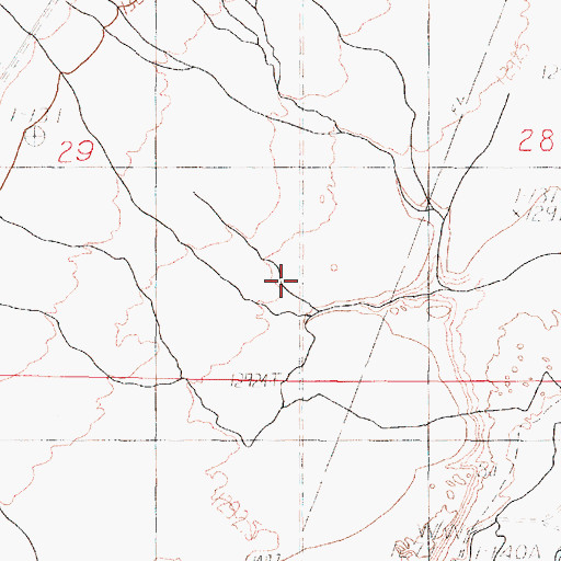 Topographic Map of Pole Canyon, NV