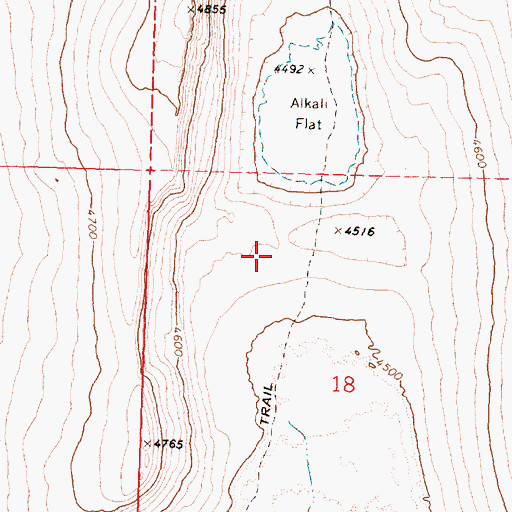 Topographic Map of Coleman Valley, OR