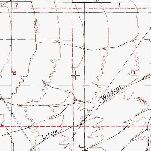 Topographic Map of Jordan Meadow Flat, NV