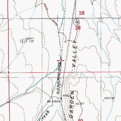 Topographic Map of Vinini Creek, NV