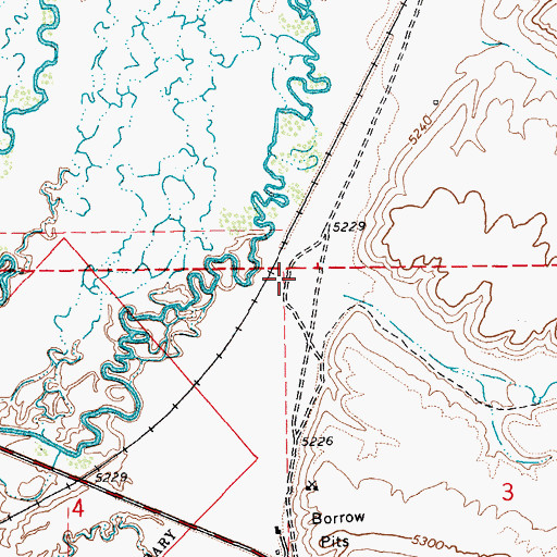 Topographic Map of Halleck Station, NV