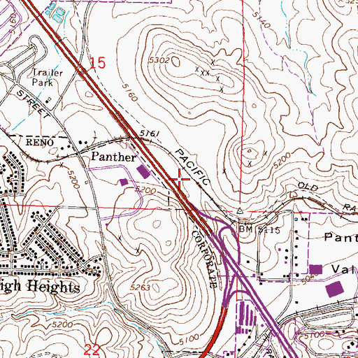 Topographic Map of Ransome, NV