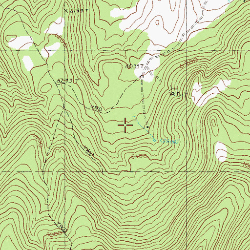 Topographic Map of Bull Spring, NV