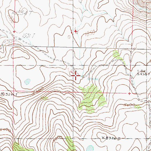 Topographic Map of Hazlett Spring, NV