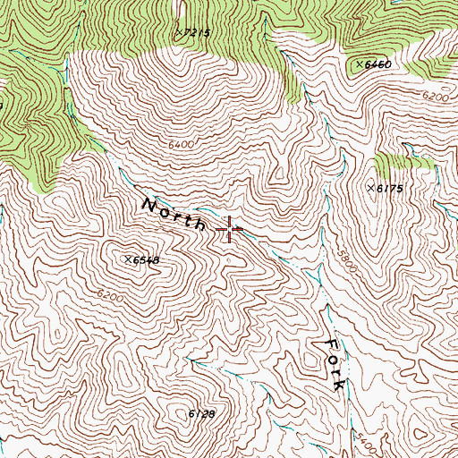 Topographic Map of Lower East Lee Spring, NV