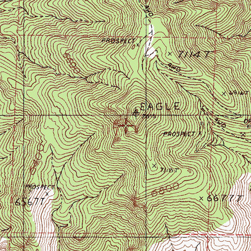 Topographic Map of Star Peak, NV