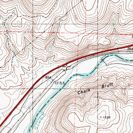 Topographic Map of Ditho (historical), NV