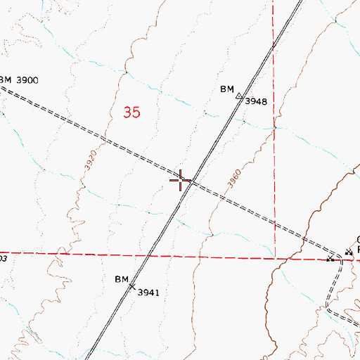 Topographic Map of Silver Station (historical), NV