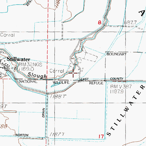 Topographic Map of Kent Ranch, NV