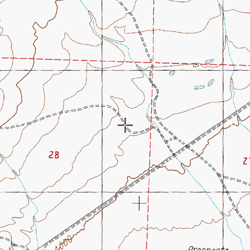 Topographic Map of White Canyon (historical), NV
