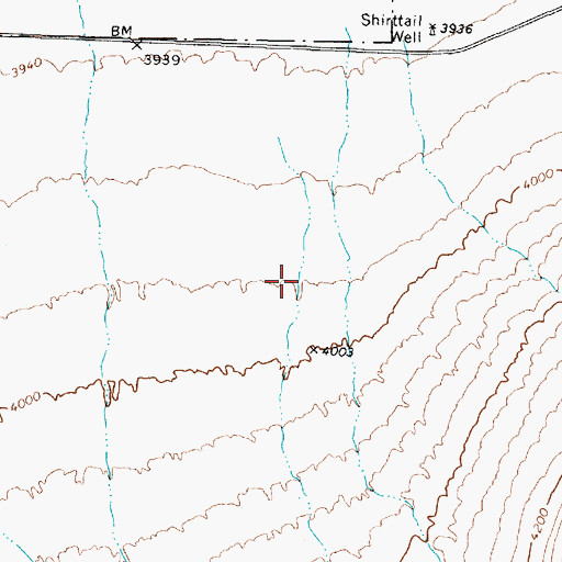 Topographic Map of West Ripley Canyon Well, NV