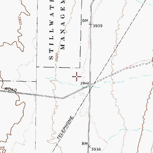 Topographic Map of Long Canyon Well, NV