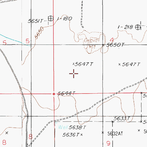 Topographic Map of Moroni Landing Strip (historical), NV