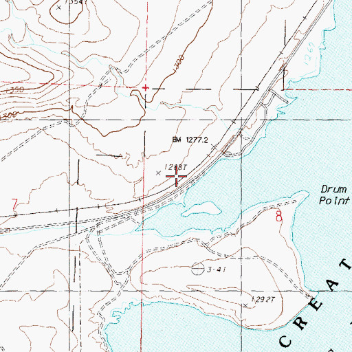 Topographic Map of Lamar (historical), NV