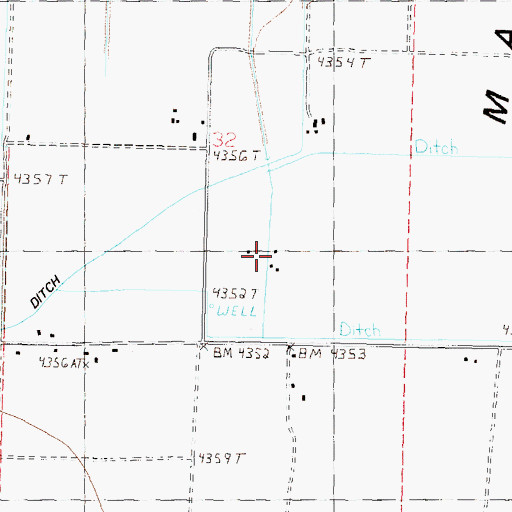 Topographic Map of Landolf Ranch, NV
