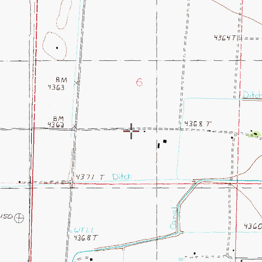 Topographic Map of Lazy S Ranch, NV