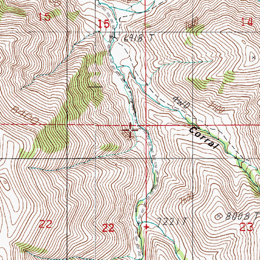 Topographic Map of Mineral City (historical), NV