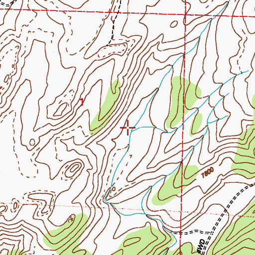 Topographic Map of Wilson Spring, NV