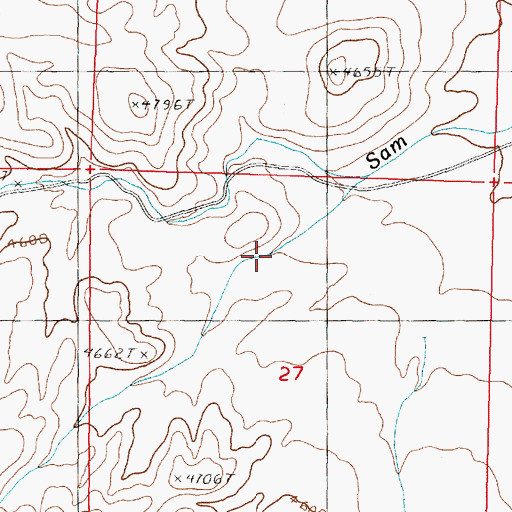 Topographic Map of Wild Horse Canyon, NV