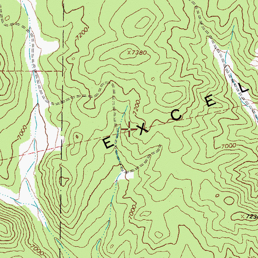 Topographic Map of Summit Spring Drift Fence, NV
