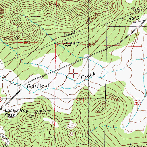 Topographic Map of Summit Station Holding Corral, NV