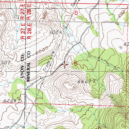 Topographic Map of Aldrich Station, NV