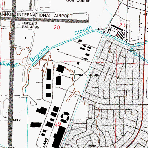Topographic Map of Boynton Ranch, NV