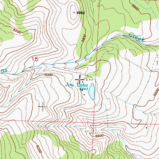 Topographic Map of Sundown Town, NV