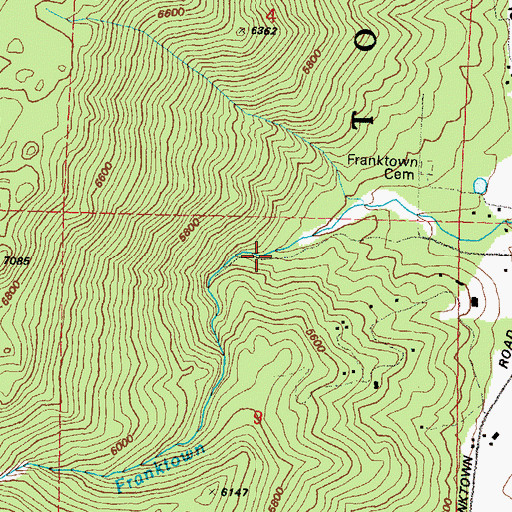 Topographic Map of Stockhams Saw Mill (historical), NV