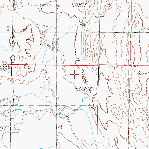 Topographic Map of Perry Buckeye Extension Fence, NV