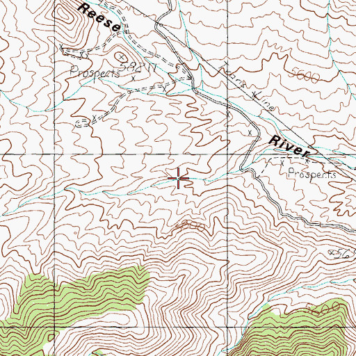 Topographic Map of Sulphur Spring, NV