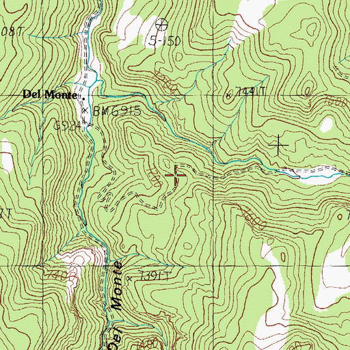 Topographic Map of Barrel Spring, NV