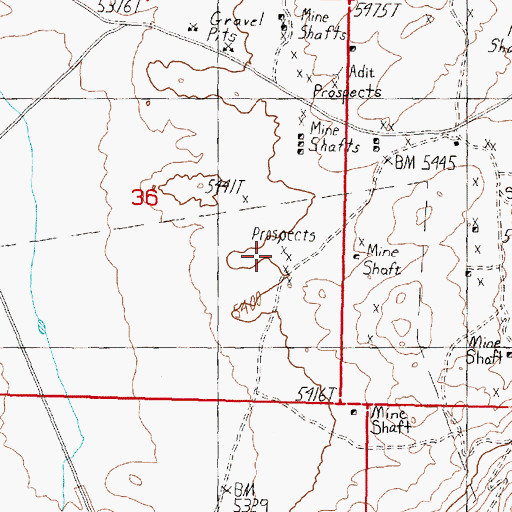 Topographic Map of Webster Summit Drift Fence, NV