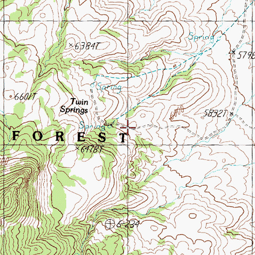 Topographic Map of Webster Summit Spring, NV