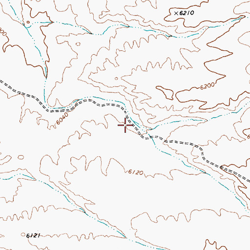 Topographic Map of Little Primrose Dam, NV
