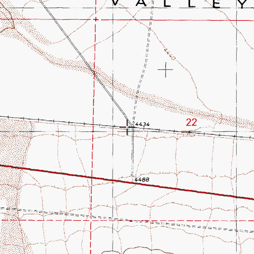 Topographic Map of Acme (historical), NV