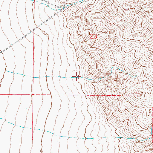 Topographic Map of Sulphur Spring, NV