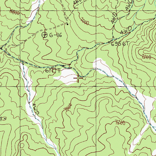 Topographic Map of Sand Canyon Spring, NV