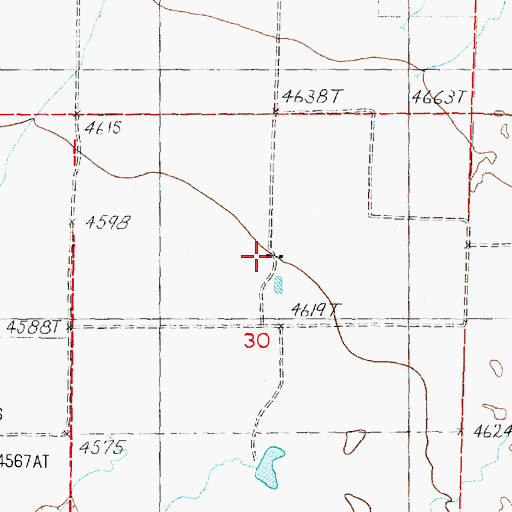 Topographic Map of Buckskin Ranch, NV