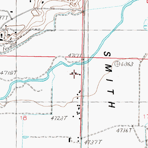 Topographic Map of Nevada Fish and Game Department Fish Hatchery, NV